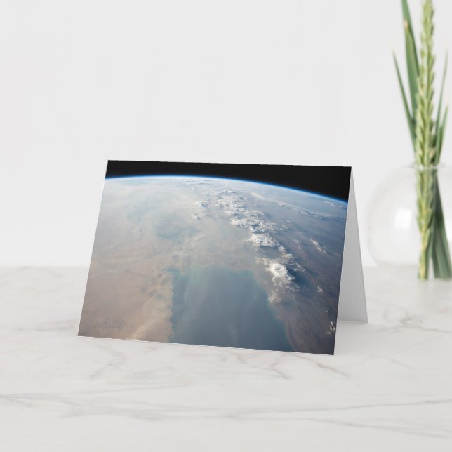 Tropisch blaue Gewässer des Persischen Golfs. 2 Karte (Vorderseite)