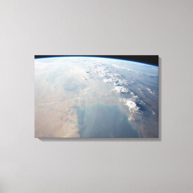 Tropisch blaue Gewässer des Persischen Golfs. 2 Leinwanddruck (Vorderseite)