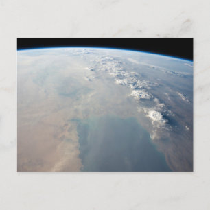 Tropisch blaue Gewässer des Persischen Golfs. 2 Postkarte