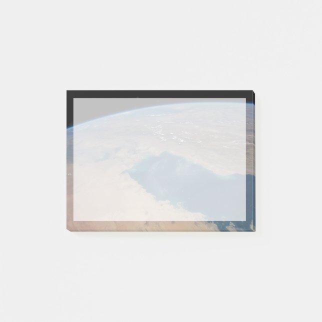 Tropisch blaue Gewässer des Persischen Golfs. Post-it Klebezettel (Vorderseite)