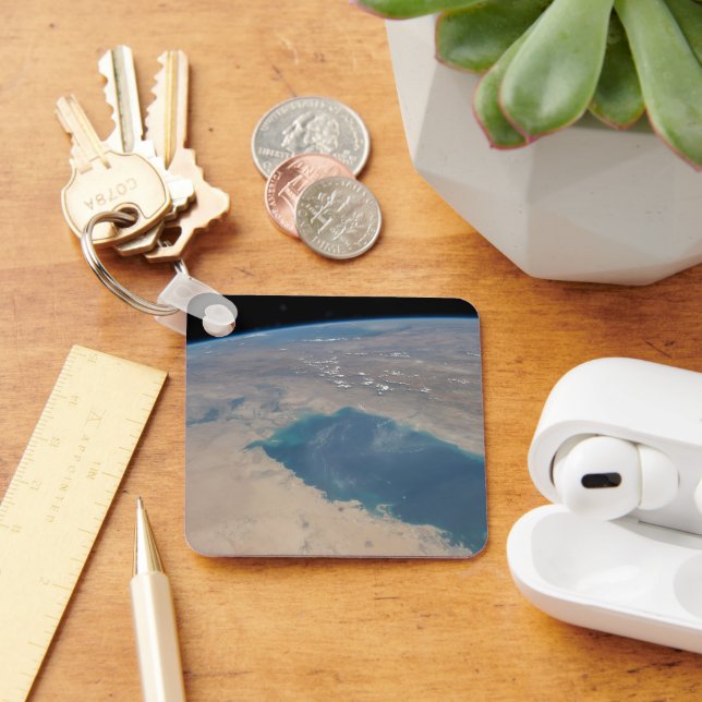 Tropisch blaue Gewässer des Persischen Golfs. Schlüsselanhänger (Schreibtisch)