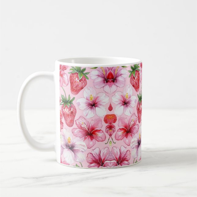 Tropisch Blumig Kaffeetasse (Links)