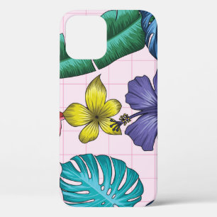 Tropisch floral: nahtloses Blätter-Muster Case-Mate iPhone Hülle