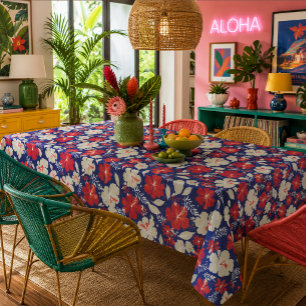 tropisch floral tischdecke