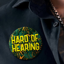 Tropisch-Gelber Dschungel-Blätter schwer zu hören