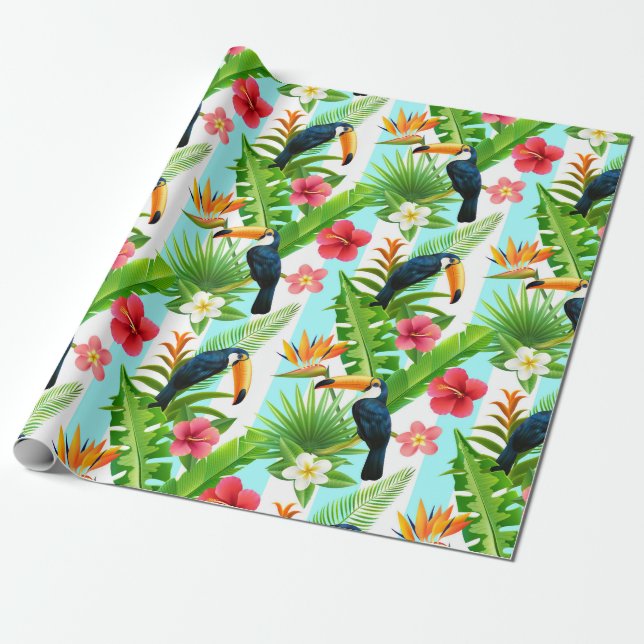 tropisch geschenkpapier (Ungerollt)