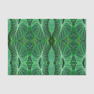 Tropisch grüne Blätter Dschungel Blätter Regenwald Seidenpapier