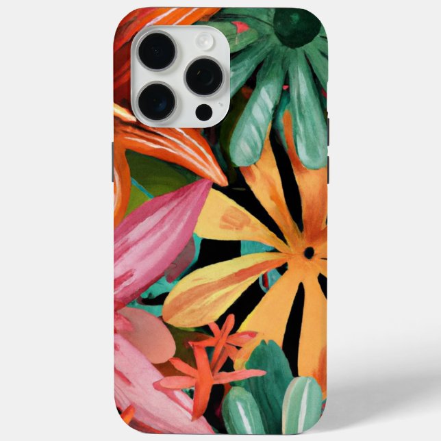 tropisch/hawaiianisch/blumenreich/Blume Case-Mate iPhone Hülle (Rückseite)