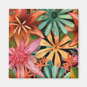 tropisch/hawaiianisch/blumenreich/Blume Magnet