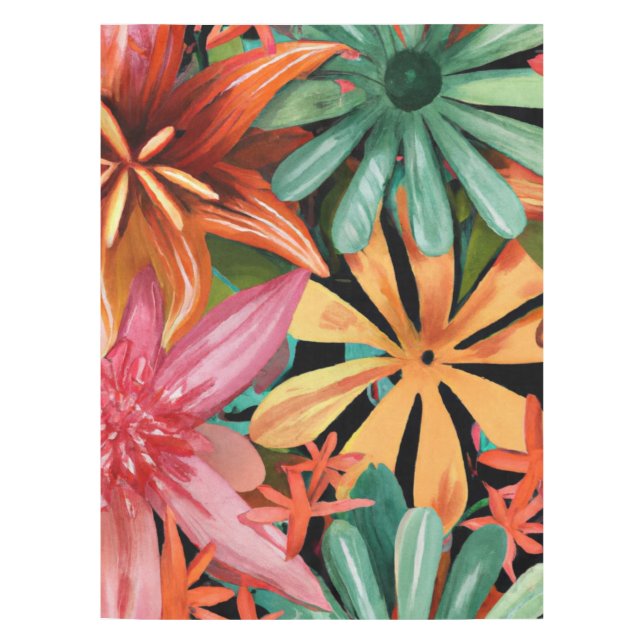 tropisch/hawaiianisch/blumenreich/Blume Tischdecke (Vorderseite)