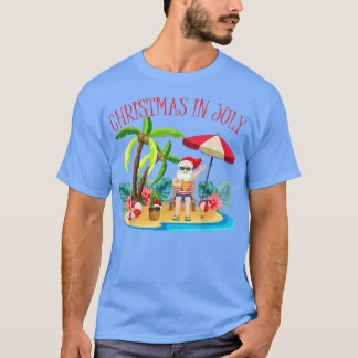 Tropisch-hawaiianische Weihnachtsfeiertage in J T-Shirt