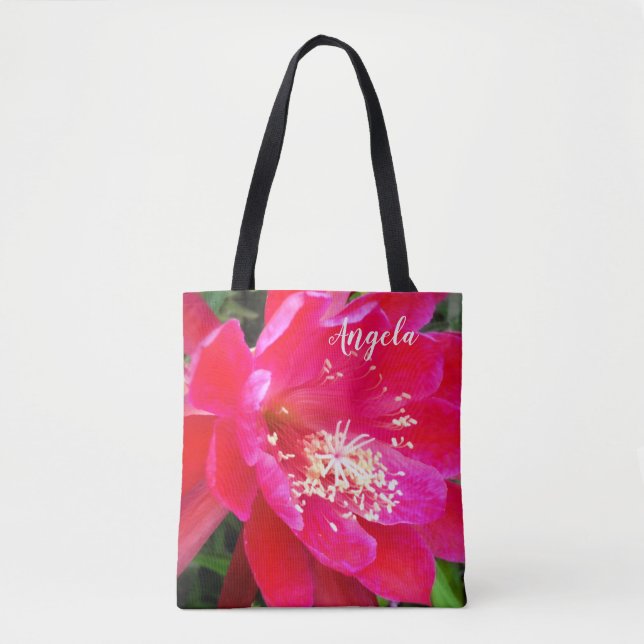 Tropisch Hot Pink Epie Blume Foto (Vorderseite)