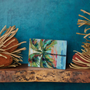 tropisch Palm Tree Fotoplatte