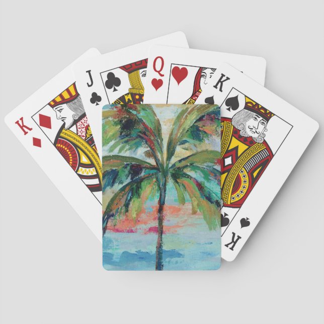 tropisch | Palme Tree Spielkarten (Rückseite)
