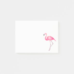 Tropisch rosa Flamingo Liebe Beach Hawaiian Summer Post-it Klebezettel