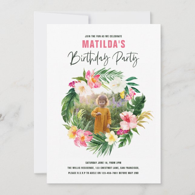 Tropisch-rosa-gelbe Flamingo Stilvoll (Vorderseite)