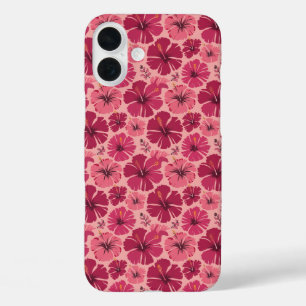 Tropisch rosa Hibiskus Freude iPhone 16 Plus Hülle