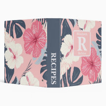 Tropisch rosa Hibiskus personalisiertes Rezept