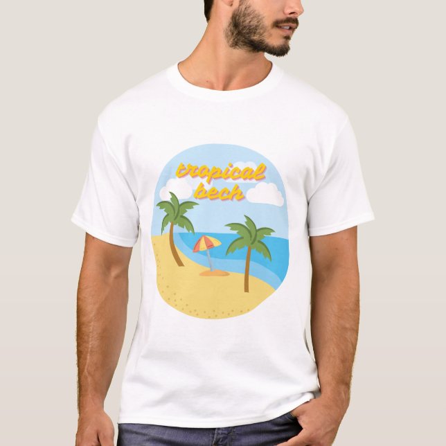 tropisch T-Shirt (Vorderseite)