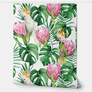 Tropisch und Cockatoo Tapete