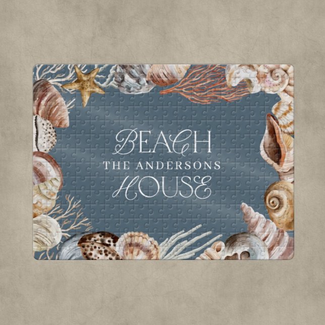 Tropisch warmes Meer Muschel Sommerurlaub Familie  Puzzle (Von Creator hochgeladen)