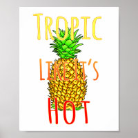 Tropisch wie seine heiße Ananas