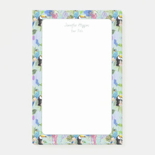 Tropische Abstraktionen Post-it Klebezettel