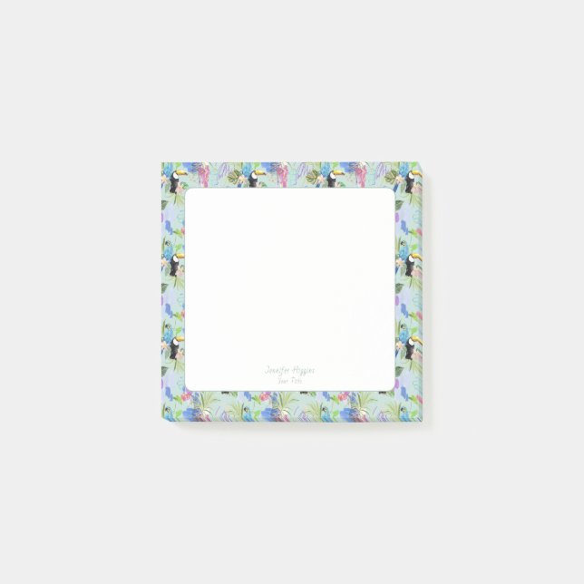 Tropische Abstraktionen Post-it Klebezettel (Vorderseite)