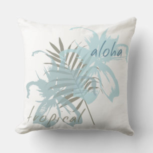 Tropische Aloha-Blume Kissen