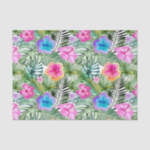 Tropische Aloha Exotic Dschungel-Blume Seidenpapier