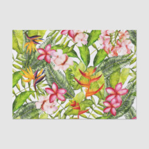 Tropische Aloha exotische Dschungel-Blumen Seidenpapier