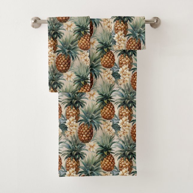 Tropische Ananas Badhandtuch Set (Insitu)