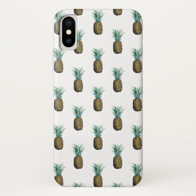 Tropische Ananas Case-Mate iPhone Hülle (Rückseite)