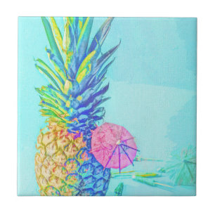 Tropische Ananas Fliese