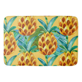 Tropische Ananas-Insel Badematte