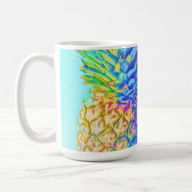 Tropische Ananas Kaffeetasse (Links)