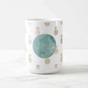 Tropische Ananas Kaffeetasse