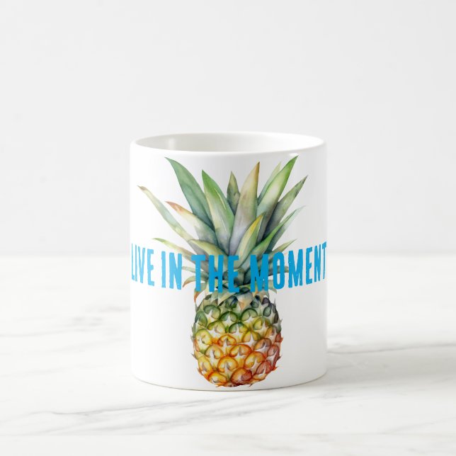 Tropische Ananas Kaffeetasse (Mittel)
