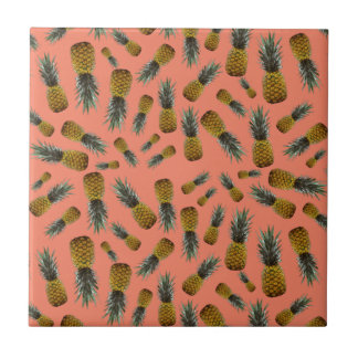 Tropische Ananas Keramikfliese