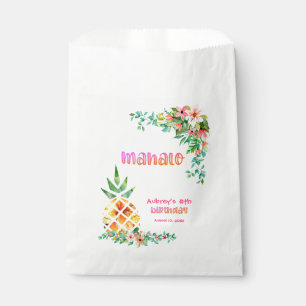 Tropische Ananas MAHALO jeden Geburtstag Vielen Da Geschenktütchen
