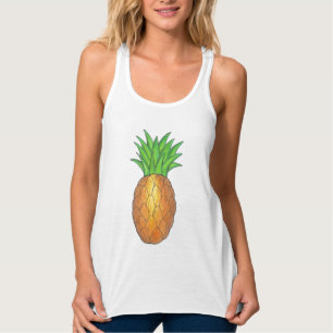 Tropische Ananas Obst Hawaiianische Insel Hawaii Tank Top