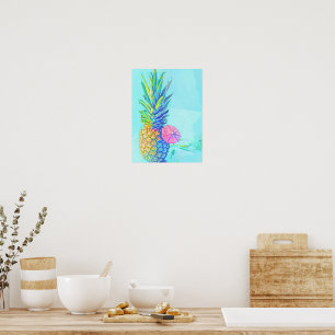 Tropische Ananas Poster