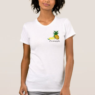 Tropische Ananas-Ringe T-Shirt