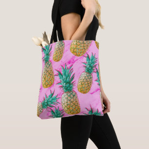 Tropische Ananas & Rosa Marmor Moderner Bunter