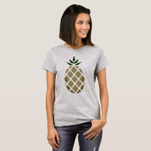 Tropische Ananas-Schablone T-Shirt