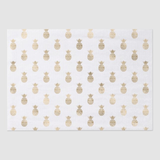 Tropische Ananas Seidenpapier (Vorderseite)