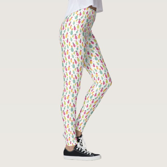 Tropische Ananas Sommer-Leggings Leggings (Rechts)