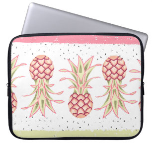Tropische Ananas Sommer Nahtlose Print Laptopschutzhülle