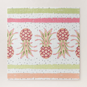 Tropische Ananas Sommer Nahtlose Print Puzzle