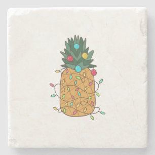 Tropische Ananas Steinuntersetzer